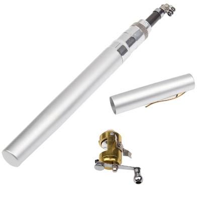 Pen stijl hengel (zilver)