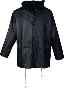 Asatex PU regenjack | maat XXXL | zwart | 100 % PES | 1 stuk - PJC/XXXL/10 PJC/XXXL/10