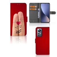 Xiaomi 12 Pro | Wallet Case | met Pasjes | Liefde - Origineel Romantisch Cadeau