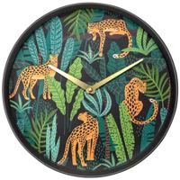NeXtime Urban Jungle Wandklok Ø 30 cm NeXtime Urban Jungle Wandklok Ø 30 cm