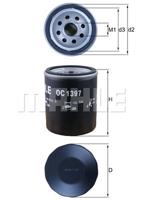 Oliefilter MAHLE, Diameter (mm)75mm, u.a. für Alfa Romeo, Fiat, Peugeot, Citroën, Toyota, Jeep, Opel