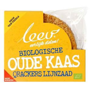 Oude kaas qrackers lijnzaad bio