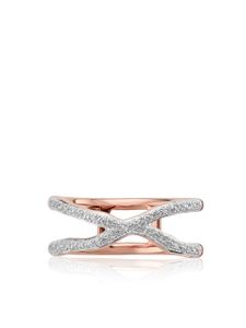 Monica Vinader bague Riva - Rose