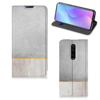 Xiaomi Redmi K20 Pro Book | Wallet Case | Wood Concrete