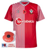 Southampton Shirt Thuis 2023-2024 + British Legion Poppy Badge