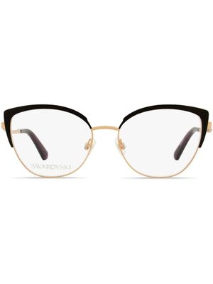 Swarovski Eyewear lunettes de vue 5402 à monture papillon - Noir