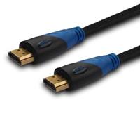 Savio CL-48 HDMI kabel 2 m HDMI Type A (Standaard) Zwart, Blauw