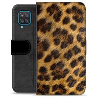 Samsung Galaxy A12 Premium Wallet Hoesje - Luipaard