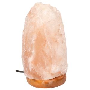 Himalaya zoutsteen ledlamp USB 16 cm met kleur verandering