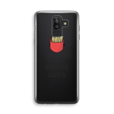 Fries before guys: Samsung Galaxy J8 (2018) Transparant Hoesje