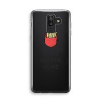 Fries before guys: Samsung Galaxy J8 (2018) Transparant Hoesje