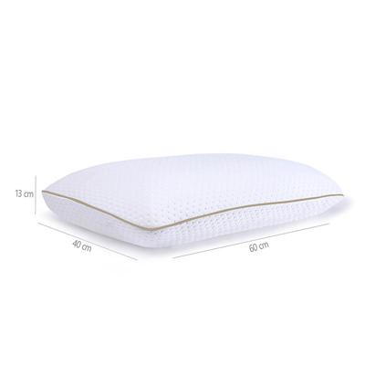 Hoofdkussen - Klassiek Foam - Voor Rug- En Zijslaper - Vulling: 100% visco elastisch traagschuim - Dekbed-Discounter.nl