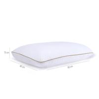 Hoofdkussen - Klassiek Foam - Voor Rug- En Zijslaper - Vulling: 100% visco elastisch traagschuim - Dekbed-Discounter.nl