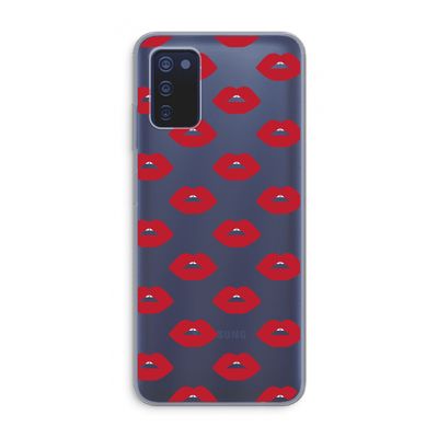 Lips: Samsung Galaxy A03s Transparant Hoesje