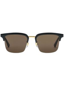 Gucci Eyewear lunettes de soleil à monture rectangulaire - Noir