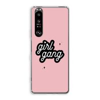 Girl Gang: Sony Xperia 1 III Transparant Hoesje