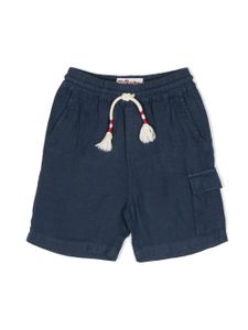 MC2 Saint Barth Kids short Marseille en lin - Bleu