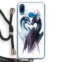 Yin Yang Dragons: Huawei P20 Lite Transparant Hoesje met koord