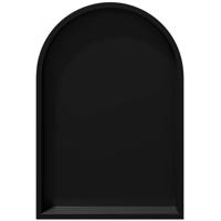 Inbouwnis Looox BoX Arc 32x7x47 cm Mat Zwart Looox