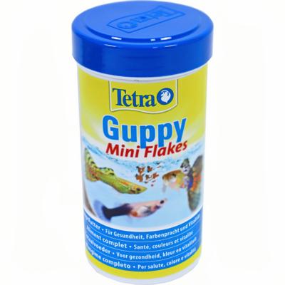 Tetra Guppyvoer Mini 250ml - Compleet Hoofdvoeder voor Guppy&apos;s en Tandkarpers, Kleurversterkend
