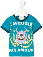 Gucci Kids t-shirt imprimé - Bleu