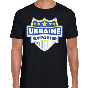 Oekraine / Ukraine supporter t-shirt zwart voor heren 2XL  -