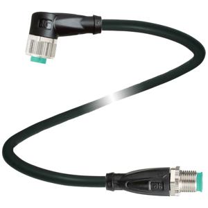 Pepperl+Fuchs 456595 Sensor/actuator connector, geassembleerd Aantal polen (sensoren): 3, 3 1 m 1 stuk(s)