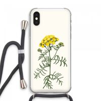 Tansy: iPhone XS Max Transparant Hoesje met koord
