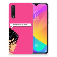 Xiaomi Mi 9 Lite Silicone-hoesje Woman Don't Touch My Phone - thumbnail