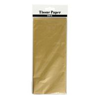 Creativ Company Tissuepapier Goud 6 Vellen 14 gr, 50x70cm - thumbnail