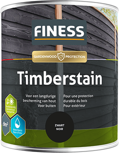 finess timberstain ral 9005 2.5 ltr