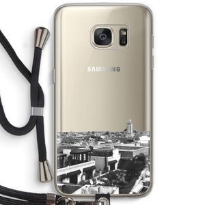 Marrakech Skyline : Samsung Galaxy S7 Transparant Hoesje met koord