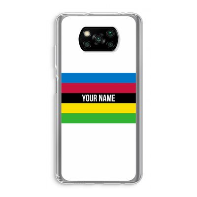 WK Wielrennen: Xiaomi Poco X3 NFC Transparant Hoesje