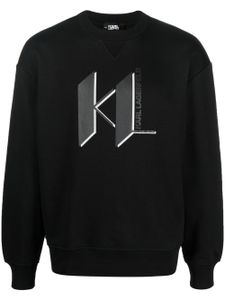 Karl Lagerfeld sweat à logo imprimé - Noir