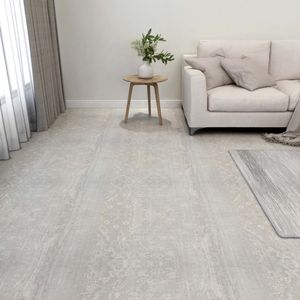 VidaXL Vloerplanken zelfklevend 55 st 5,11 m² pvc lichtgrijs