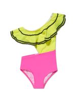 Nessi Byrd Kids maillot de bain Lizzy à design à une épaule - Jaune - thumbnail