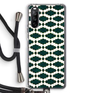 Moroccan tiles: Sony Sony Xperia 10 III Transparant Hoesje met koord