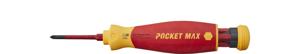 Wiha 45296 | PocketMax® electric | Schroevendraaier met bitmagazijn | 4 slimbits - 45296