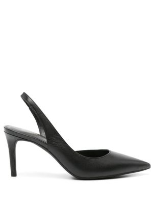 Michael Michael Kors escarpins en cuir à bride arrière - Noir