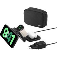 Belkin BoostCharge Pro Hoofdtelefoons, Smartphone, Smartwatch Zwart AC, USB Draadloos opladen Snel o