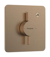 Hansgrohe DuoTurn Q kraan inbouw voor 1 functie, Brushed Bronze