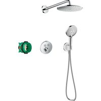 Hansgrohe Raindance s inbouwset thermostaat en hoofddouche 24cm chroom 27951000 - thumbnail