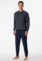 Schiesser Schiesser Pyjama Long 159620 darkblue 60/4XL
