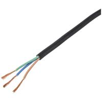 TRU COMPONENTS TC-11594940 Rubberkabel H07RN-F 3 x 2.5 mm² Zwart per meter - thumbnail