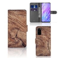 Samsung Galaxy S20 Book Style Case Tree Trunk - thumbnail