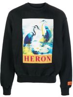 Heron Preston sweat à imprimé Heron Halftone - Noir