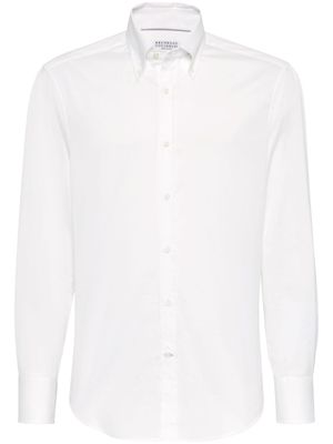 Brunello Cucinelli button down shirt - Blanc