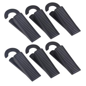 Deurwig set van 9x - kunststof - anti-slip - 13 x 4 cm - deurstopper