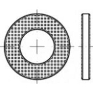 TOOLCRAFT Onderlegring 88119 Staal 200 stuk(s) TO-5444187