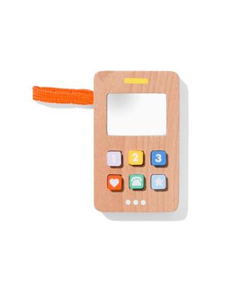 HEMA Telefoon Hout 11x6.5x2